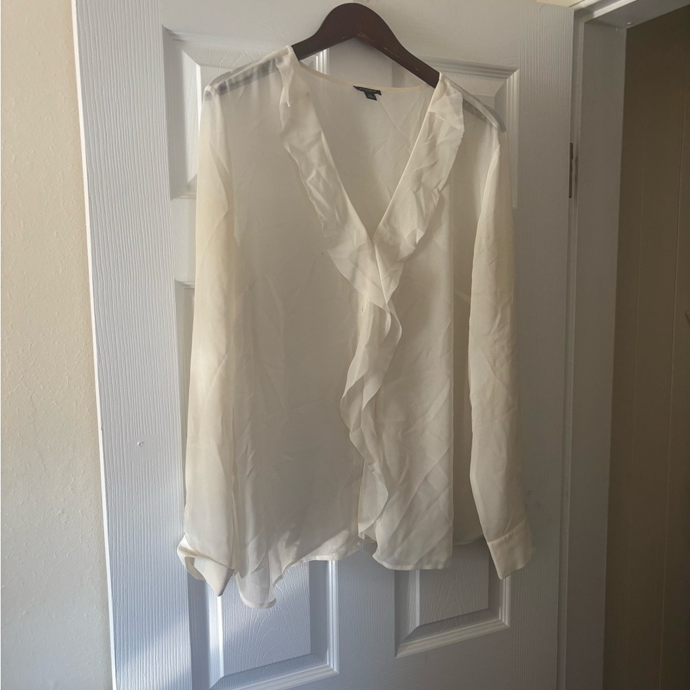 Ann Talor Vintage Ivory Blouse